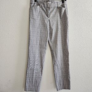 Carolina Belle Stretchy Gray & Red Plaid Pants Size 10 💖